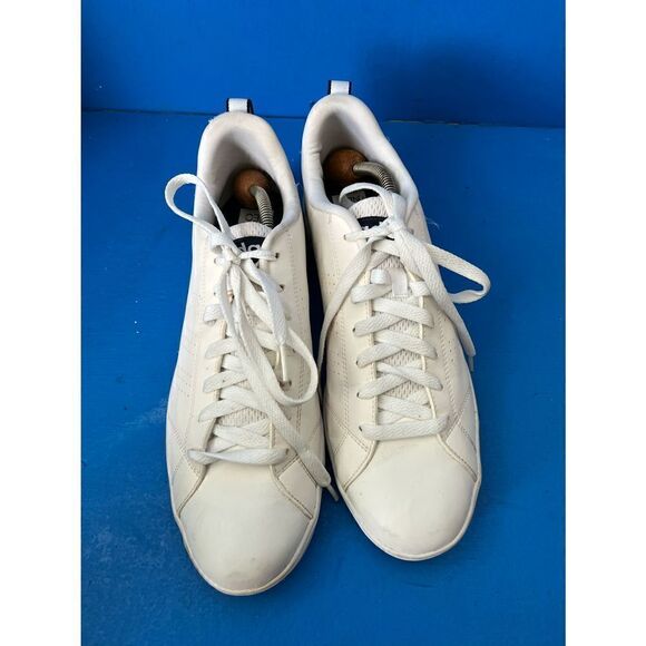 Adidas Mens Advantage Clean VS F76598 White Running Shoes Sneakers Size 11 - Picture 4 of 6
